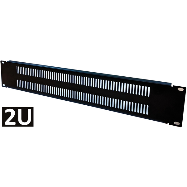 Electriduct 19" Universal Blank Rack Mount Panels - Electriduct QWM-ED-WM-VENT-2U